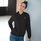 Avery Shoaf Unleashed Zip Hoodie — Retro Fisherman Graphic Hooded Sweatshirt