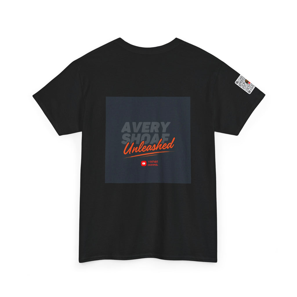 Avery Shoaf Unleashed T-Shirt — Minimal Logo Tee for Fans & Creators