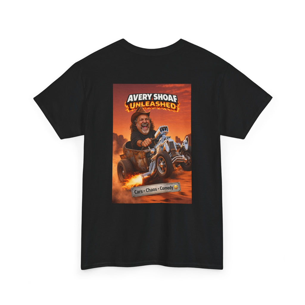 Avery Shoaf Unleashed Graphic Tee - Retro Rat Rod Design