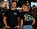 Avery Shoaf Unleashed Retro Rocket Car Tee