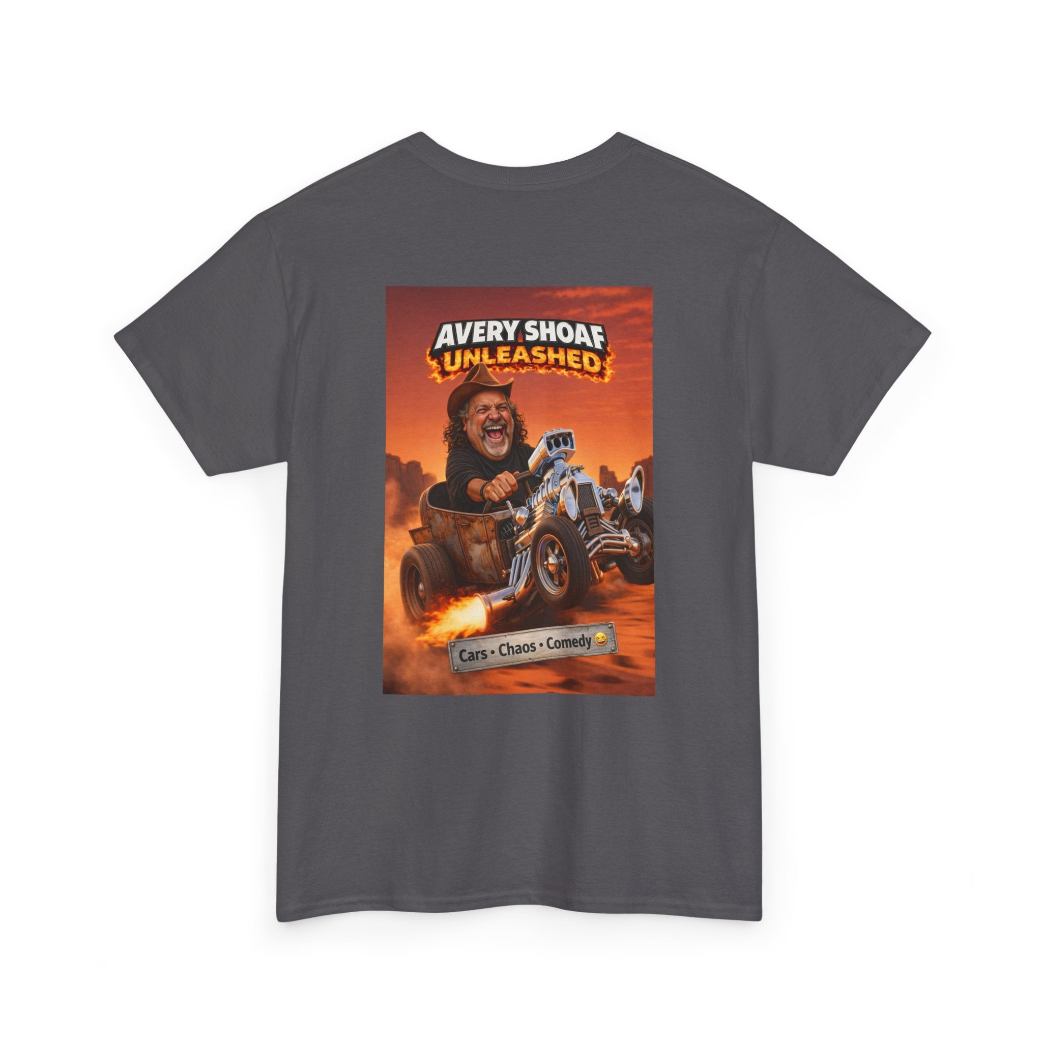 Avery Shoaf Unleashed Graphic Tee - Retro Rat Rod Design