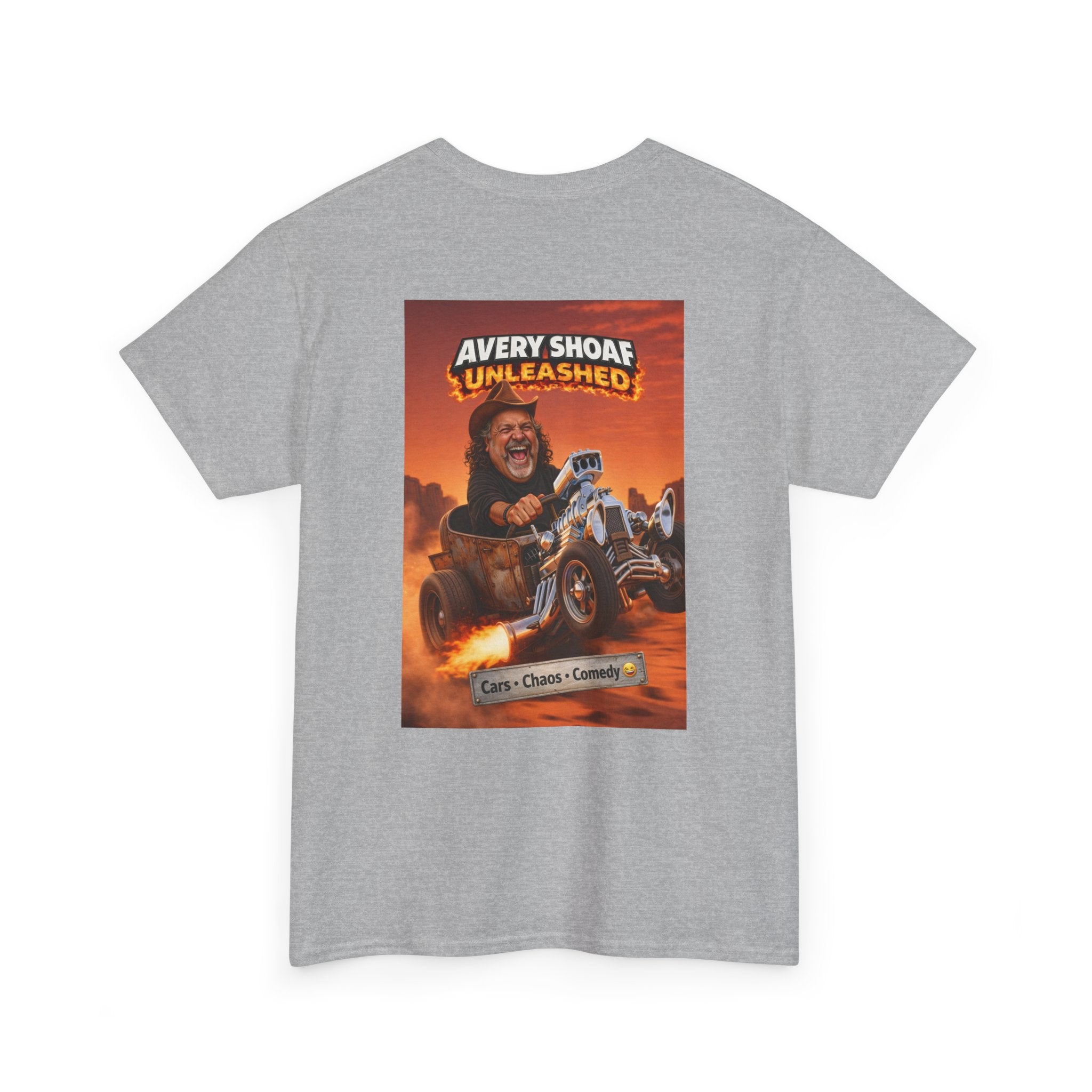 Avery Shoaf Unleashed Graphic Tee - Retro Rat Rod Design